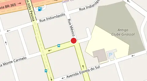 Mapa da localização