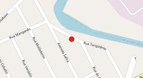 Mapa da localização