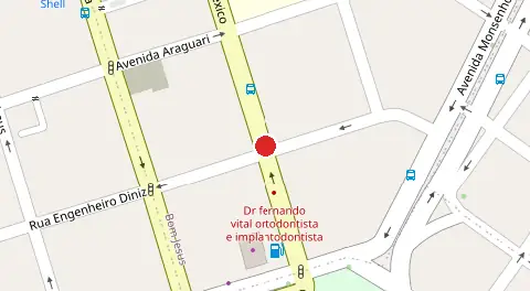 Mapa da localização
