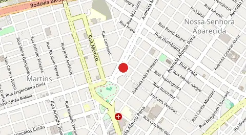 Mapa de Nossa Senhora Aparecida