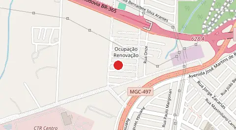 Mapa de Assentamento Tocantis