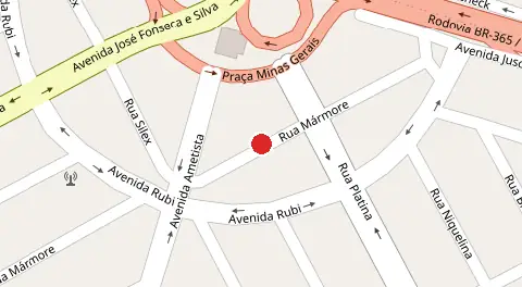 Mapa da localização