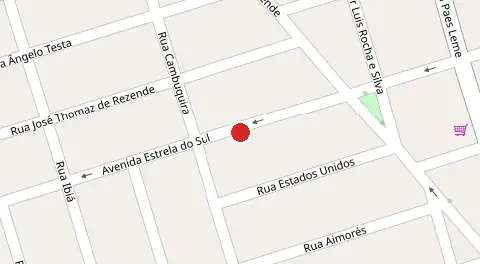 Mapa da localização