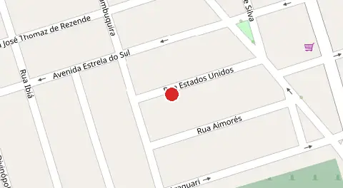 Mapa da localização