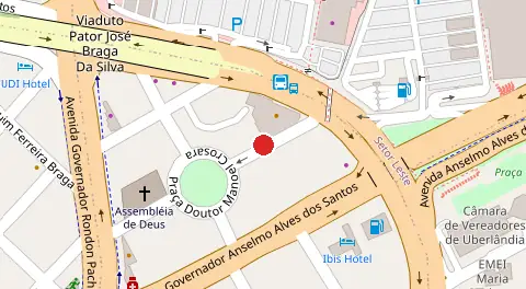 Mapa da localização