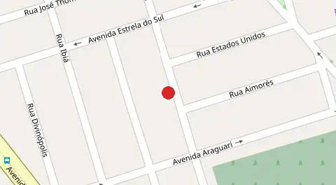 Mapa da localização