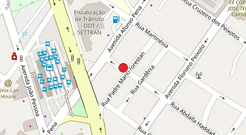 Mapa da localização