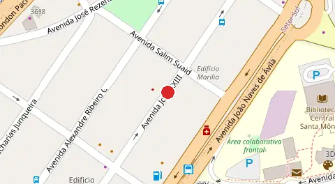 Mapa da localização