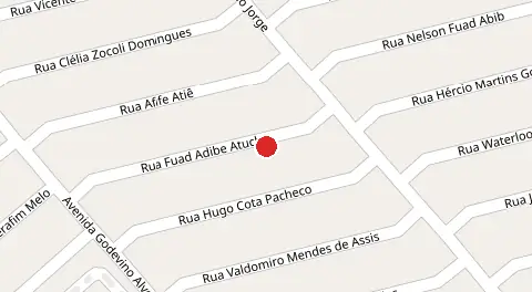 Mapa da localização