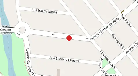 Mapa da localização