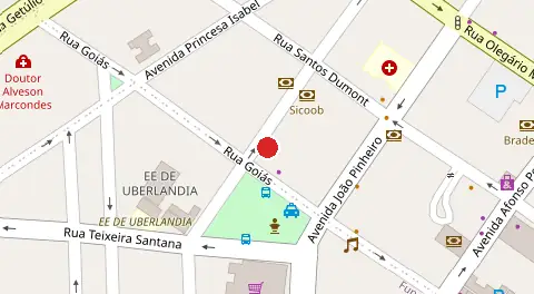 Mapa da localização