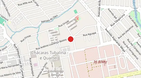 Mapa de Chácaras Tubalina