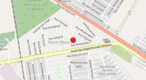 Mapa de Novo Mundo