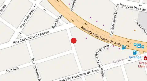 Mapa da localização