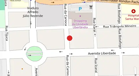 Mapa da localização