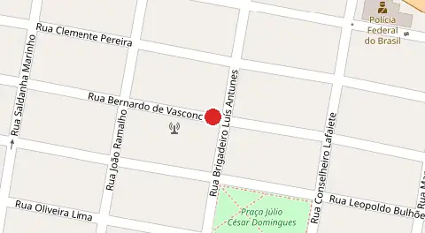 Mapa da localização