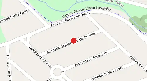 Mapa da localização