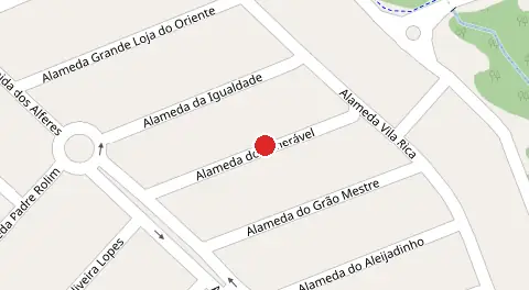 Mapa da localização
