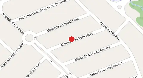 Mapa da localização