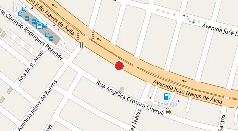Mapa da localização