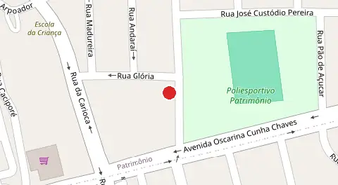 Mapa da localização