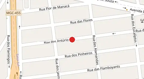 Mapa da localização