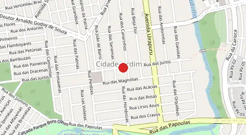 Mapa de Cidade Jardim