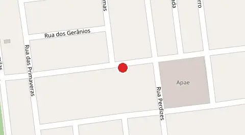 Mapa da localização
