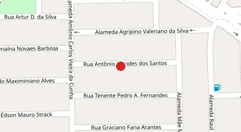 Mapa da localização