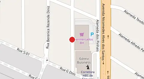 Mapa da localização