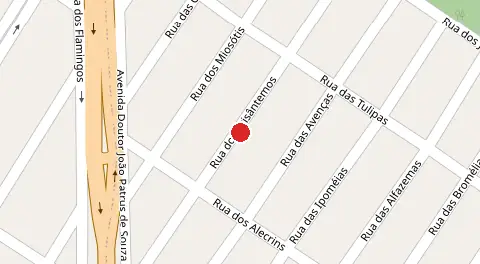 Mapa da localização