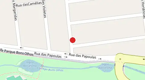Mapa da localização