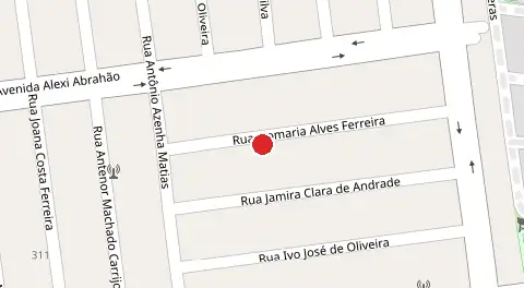 Mapa da localização