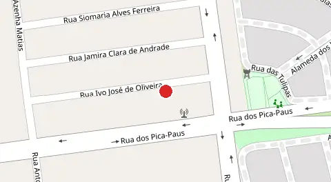 Mapa da localização