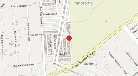 Mapa de Chácaras Panorama