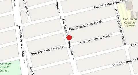 Mapa da localização