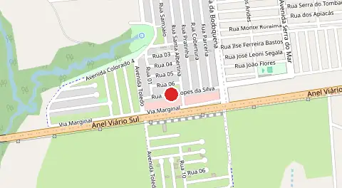 Mapa de Laranjeiras