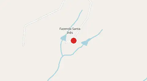 Mapa de Fazenda Santa Ines