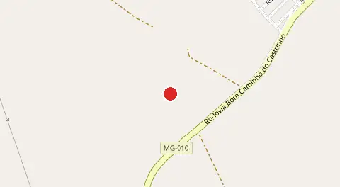 Mapa de Rodovia Mg 10