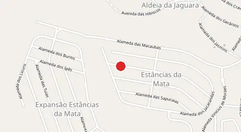 Mapa de Estancias da Serra