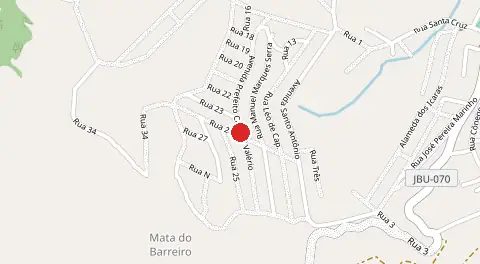 Mapa de Residencial Monte das Palmeiras