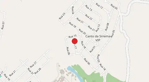 Mapa de Condomínio Canto da Siriema