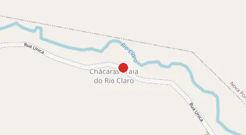 Mapa de Chácaras Rio Claro