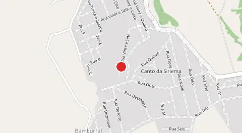 Mapa de Canto da Siriema