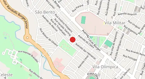 Mapa de Vila Olimpica