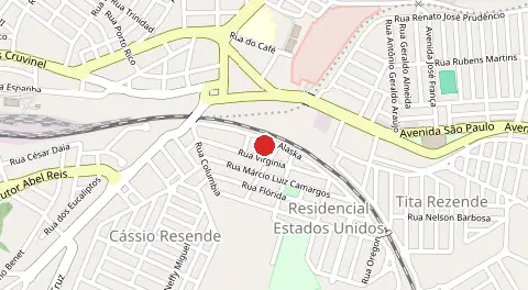 Mapa de Residencial Estados Unidos