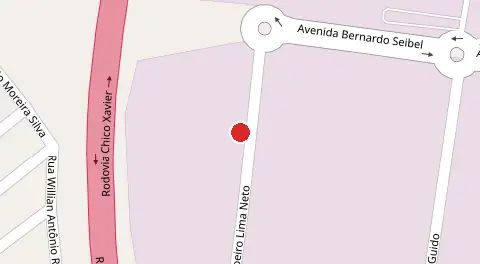 Mapa da localização