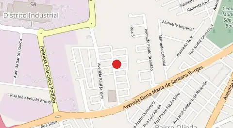 Mapa de Residencial Dom Eduardo