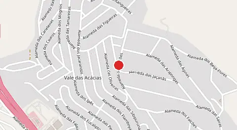 Mapa de Vale do Ouro