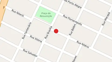 Mapa da localização